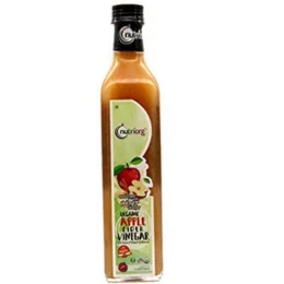 Nutriorg Raw Apple Cider Vinegar with Mother Vinegar | 16.9 Fl. Oz | Certified Organic All Natural Ingredients Unfiltered Pure Energy Lift Detox