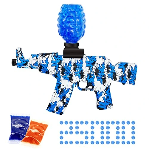 Oashot AKM-47 Electric Gel Water Ball Blaster Toy for Outdoor Activities Shooting Team Game, with 25,000 Gel Ball Beads - Eco-Friendly Gel Bullets,Toy for Adult, Ages 14+