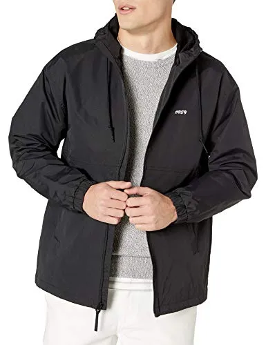 Obey Men's Caption Jacket, Black, X-Large