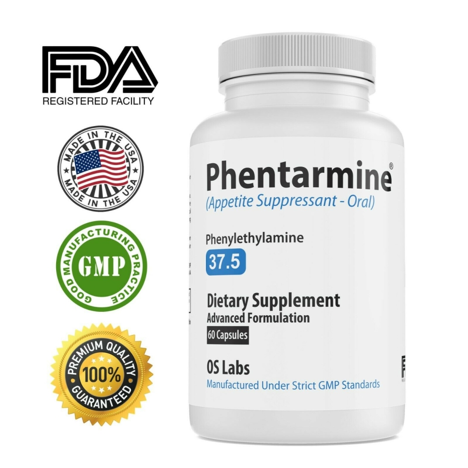 Official PhentarminÂ® Extra Strength Weight Control 37.5mg Appetite Suppressant