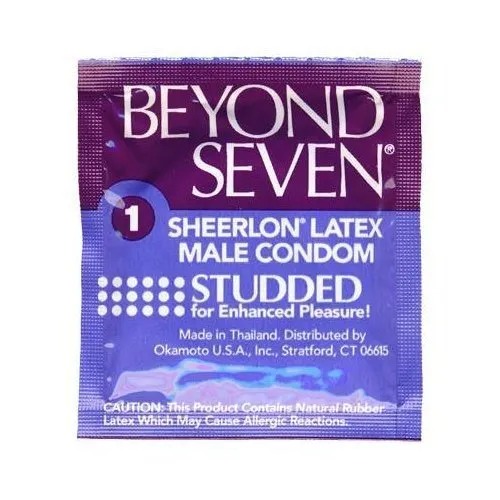 OKAMOTO BEYOND SEVEN STUDDED 48-Count Pack