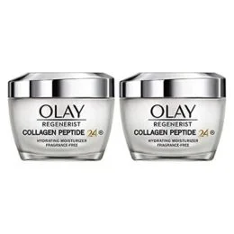 Olay Regenerist Collagen Peptide 24+ Hydrating Moisturizer, 1.7 Ounce (2 Count)
