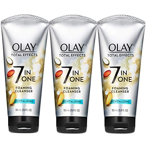 Olay Total Effects Revitalizing Foaming Facial Cleanser, 5.0 fl oz (pack of 3)