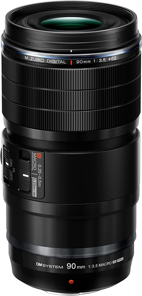 OM System M.Zuiko Digital ED 90mm F3.5 Macro is PRO for Micro Four Thirds System Camera, Weather Sealed Design, MF Clutch, Fluorine Coating, Compatible with Teleconverter