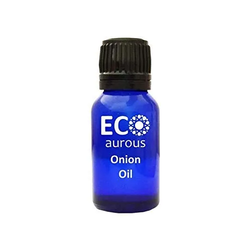 Onion Oil 100% Natural, Organic, Vegan & Cruelty Free Onion Essential Oil | Pure Onion Oil | Onion Oil for Cooking by Eco Aurous (15ml (0.50oz))