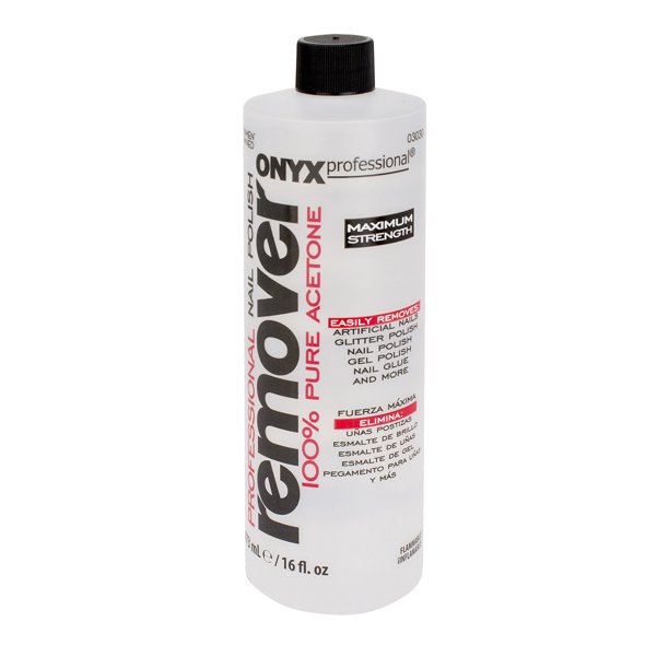 Onyx Professional 100% Pure Acetone Maximum Strength Nail Polish Remover