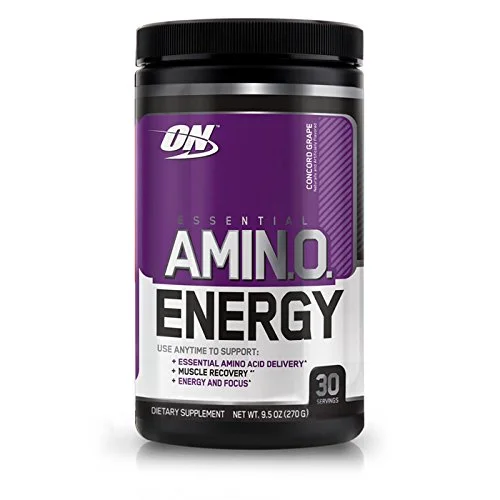 Optimum Nutrition Essential Amino Energy Concord Grape - 30 Servings, 9.5 oz