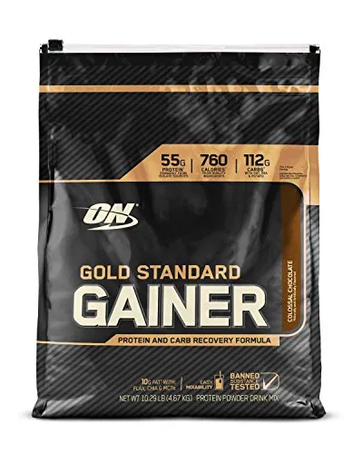 Optimum Nutrition Gold Standard Gainer, Colossal Chocolate, 10 Pound