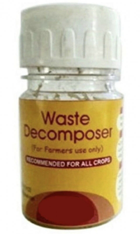 Organic Waste Decomposer for Agricultural Purpose (30gm Bottle)
