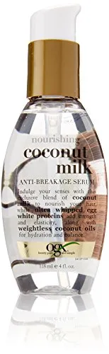 organix OGX Nourishing Coconut Milk Anti-Breakage Serum, 4 Ounce (Pack of 2) (91008)