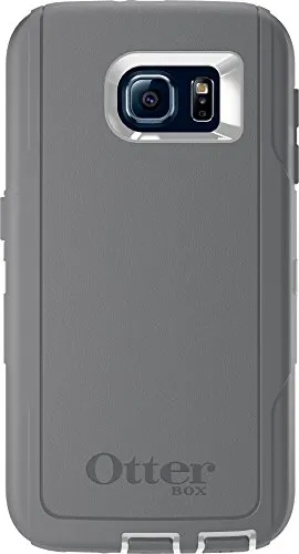 OtterBox DEFENDER SERIES for Samsung Galaxy S6 - Retail Packaging - Glacier (White/Gunmetal Grey)
