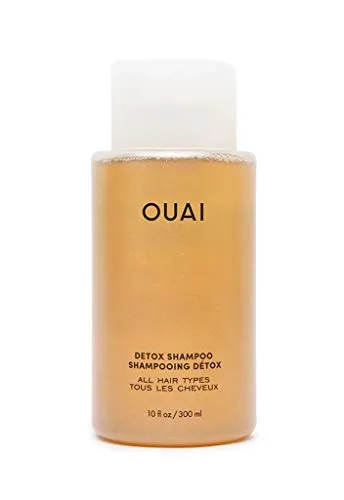 OUAI Detox Shampoo. Clarifying Cleanse for Dirt, Oil, Product and Hard Water Buildup. Get Back to Super Clean, Soft and Refreshed Locks. (10 oz)