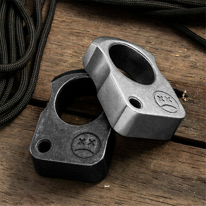 Outdoor EDC Knuckle Survival Escape Tool Stainless Steel Breaker Portable