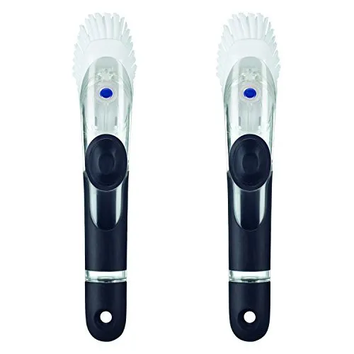 OXO Good Grips Soap Dispensing Dish Brush (2 Pack)