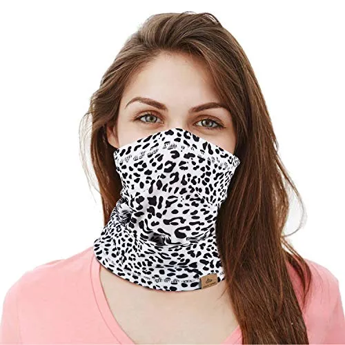 PAGE ONE Multifunctional Neck Gaiter Face Scarf Mask Women Men Bike Motorcycle Hiking Fishing Face Scarf Bandana Mask