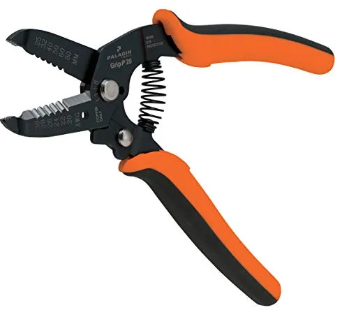Paladin Tools 20-30 AWG Wire Stripper and Wire Cutter - Professional Grade, Heavy Duty Wire Stripping Tool