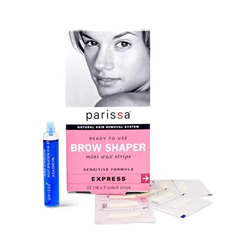 Parissa Eyebrow Shaper Wax Strip, 32 count
