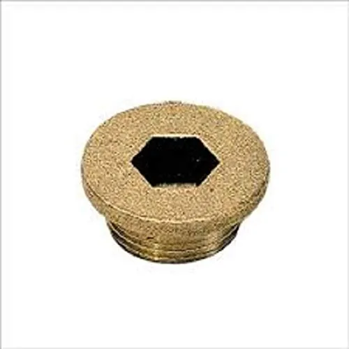 Parker 0202 66 00-pk5 Plug, Brass, Metric, Hexagon Head with Collar Male, M12X1.25 (Pack of 5)