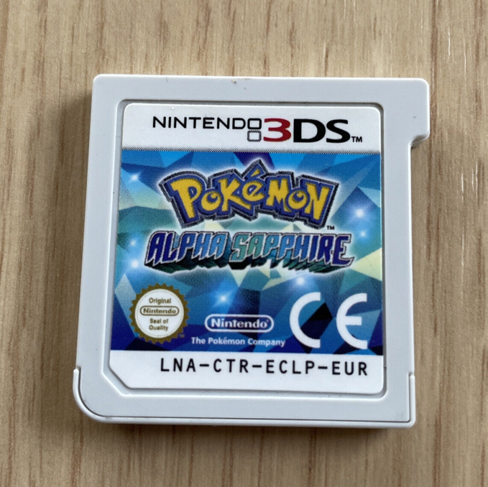 Pokemon Alpha Sapphire - Nintendo 3DS - Game Cart Only - Very Good Cond.