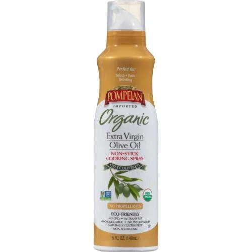 Pompeian Imported Extra Virgin Organic Olive Oil 5 oz (2 Count)