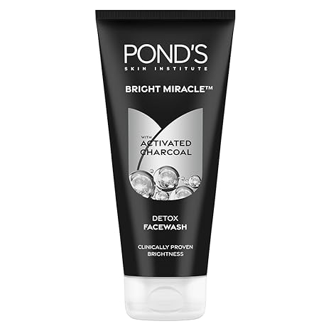 POND'S Bright miracle With Activated Charcoal detox facewash 200g