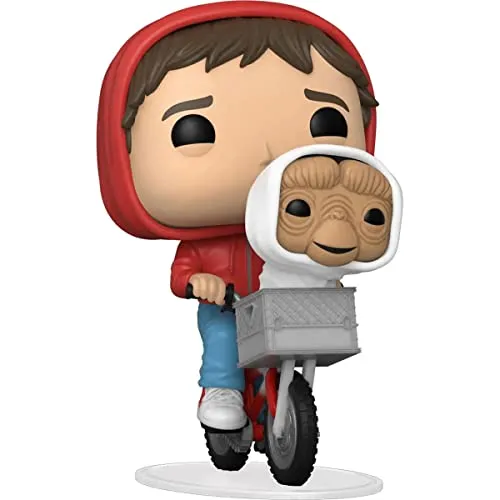 POP E.T. The Extra-Terrestrial Elliot with E.T. in Basket Funko Pop! Vinyl Figure (Bundled with Compatible Pop Box Protector Case), Multicolored, 3.75 inches