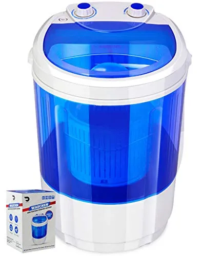 Portable Single Tub Washer - The Laundry Alternative - Washing Capacity Less Than 1.2Kg - Portable Clothes Washer For Small Clothes Like Socks, Undergarments Etc - Travel Washing Machine