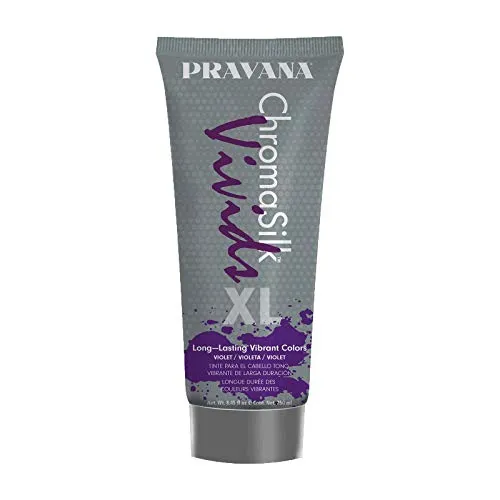 Pravana Chromasilk Vivids XL Long Lasting Vibrant Color 8.45oz (VIOLET)