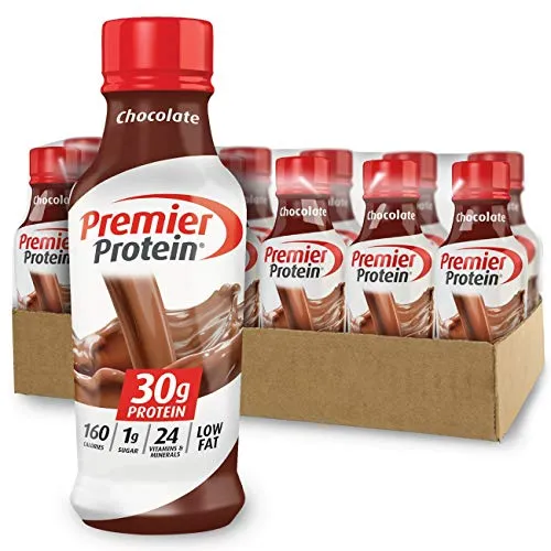 Premier Protein 30g Protein Shake, Chocolate, 14 Fl Oz (Pack of 12) bottle