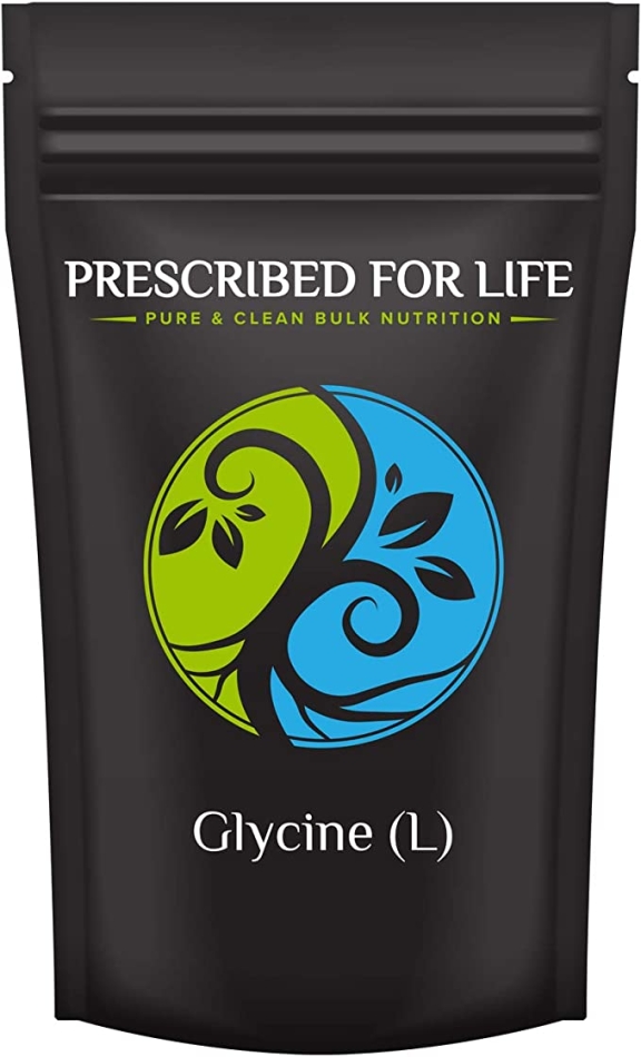 Prescribed for Life Glycine (L) - Free Form Amino Acid - Crystalline Powder - USP Grade, 12 oz (340 g)