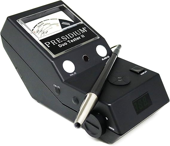 Presidium Duo Tester (PDT II) Diamond and Colored Gemstone Tester | Thermal Conductivity and Reflectivity Testing | Assisted Thermal Calibration (ATC) | Professional Jewelry Testing Tool