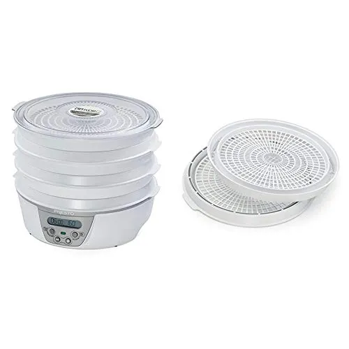 Presto 06301 Dehydro Digital Electric Food Dehydrator & 06306 Dehydro Electric Food Dehydrator Dehydrating Trays