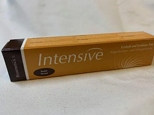 Professional Intensive Hair Tint for Eyebrows and Lashes - Dark Brown 0.68 Fluid Ounces by Intensive