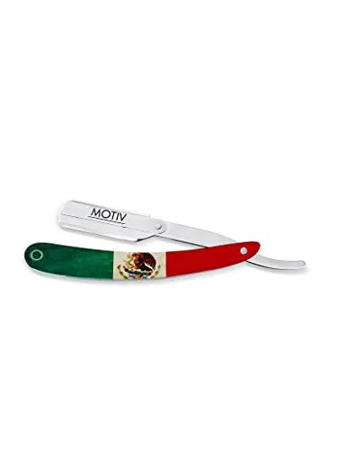 Professional Mexico Flag Swing Lock Barber Razor