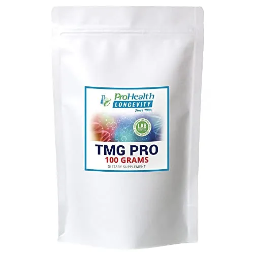 ProHealth Longevity TMG Pro 100 Grams Bulk Powder (Trimethylglycine - Betaine Anhydrous) - Methylation Support