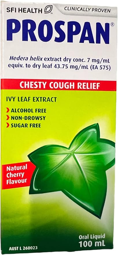 Prospan Cough Syrup - 100ml CHESTY Cough Relief & Mucus Relief