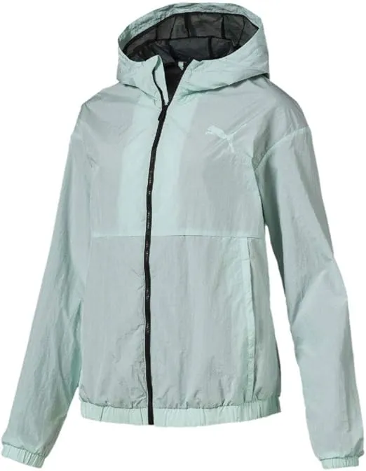 PUMA Women's Bold Wind Jacket, fair Aqua, X-Large