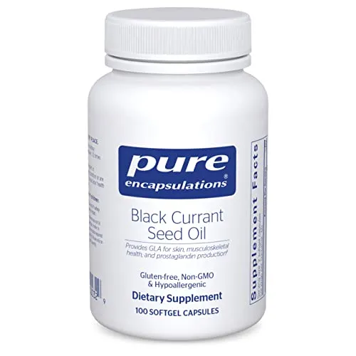 Pure Encapsulations Black Currant Seed Oil | Hypoallergenic Dietary Supplement | 100 Softgel Capsules