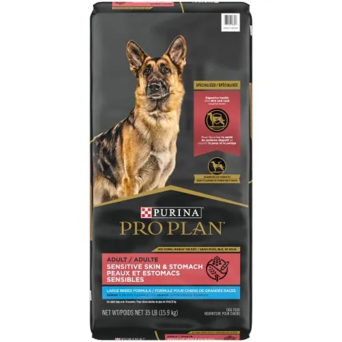 Purina Pro Plan Sensitive Stomach and Stomach Large Breed Dog Food, Salmon Formula - 35 lb. Bag