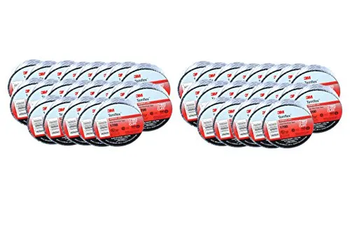 QTY50 3M Temflex 1700 Black 3/4