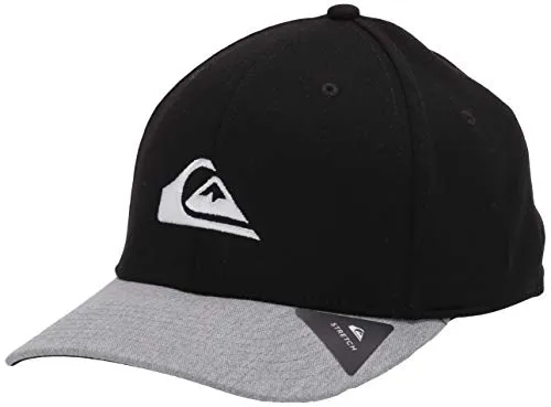 Quiksilver mens Pinpoint Stretch Hat Baseball Cap, Black, Large-X-Large US