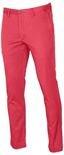 Ralph Lauren Polo Mens Stretch Classic Fit Chino Pants, Nantkt Red, 32W x 30L