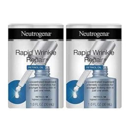 Rapid Wrinkle Repair Face Oil Retinol Serum, 1.0 fl. oz (2 Pack)