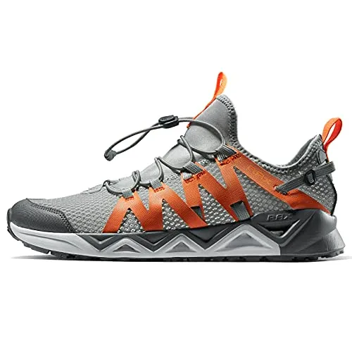 RAX Men's Quick Drying Slip-Resistent Aqua Water Hiking Shoes