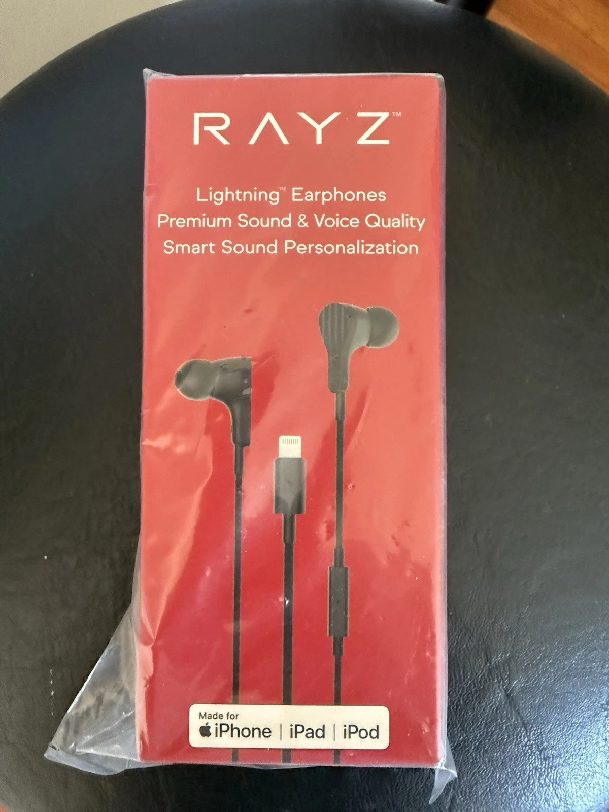 Rayz Headset earphone IPhone MFi Lightning Cable