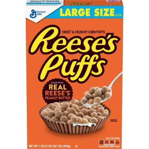 Reese's Puffs Breakfast Cereal (Pack of 2)