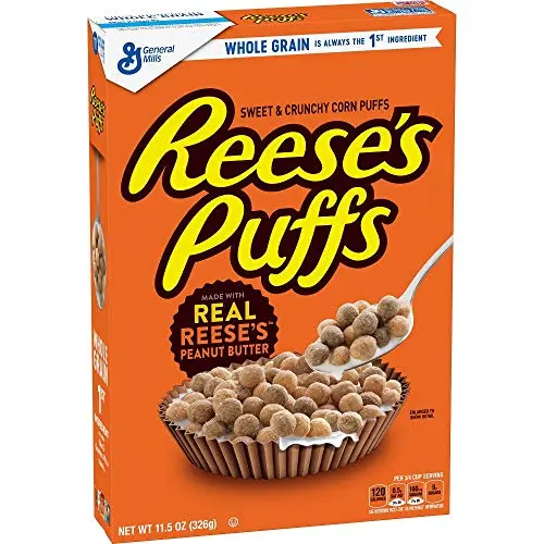 Reese's Puffs Breakfast Cereal (Pack of 4)