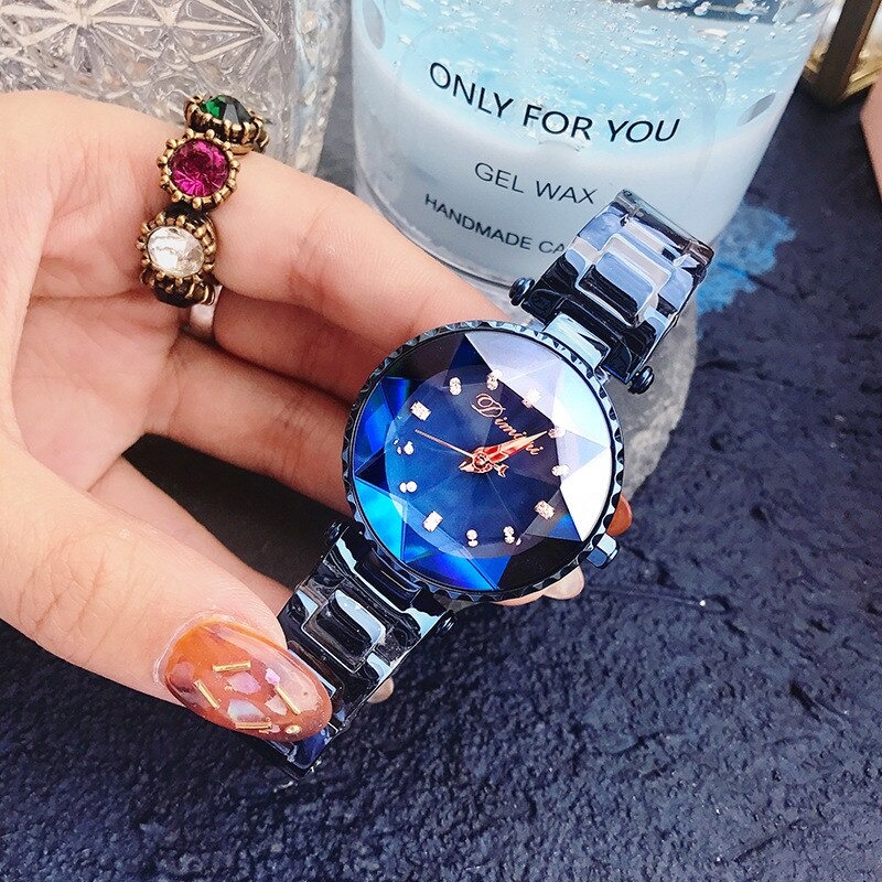 2019 Women's Watches Luxury Brand Lady Woman Quartz Starry sty Wrist Watch Women Female Steel Ladies Wristwatch Relogio Feminino