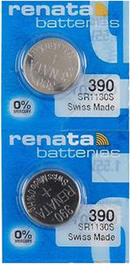 Renata Watch Batteries 390 (2pcs)