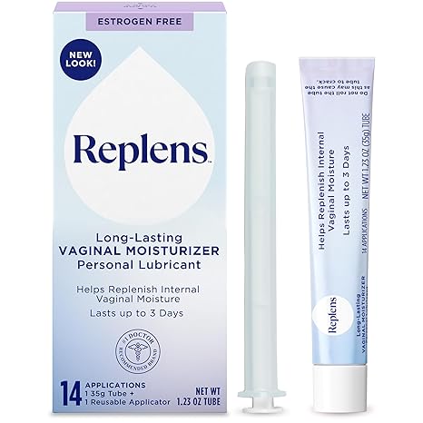Replens Long-Lasting Vaginal Moisturizer, 14ct with reusable applicator